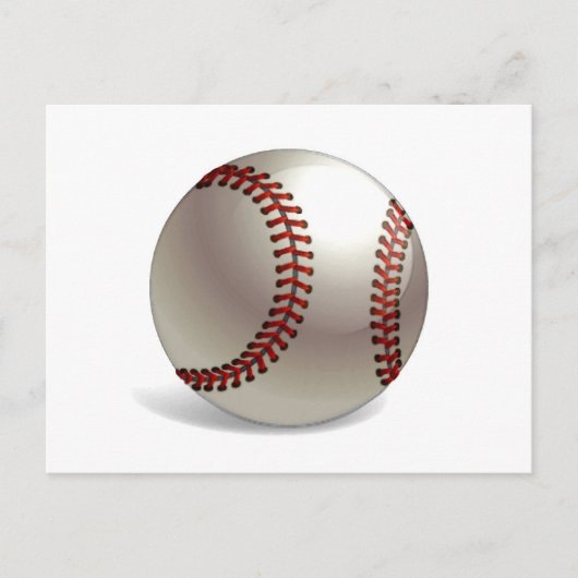 Baseball Ball Briefkaart (Voorkant)