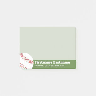 Baseball Ball Coach of leraar - Moderne tekening Post-it® Notes