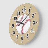 Baseball Ball Grote Klok (Hoek)