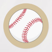 Baseball Ball Labels (Design 2)