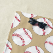 Baseball Ball Patroon Strandlaken (In situ)