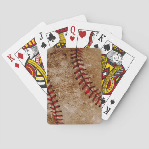 Baseball Ball Red en White Sports Pokerkaarten