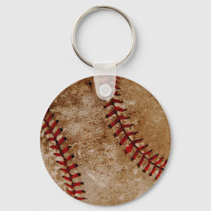 Baseball Ball Red en White Sports Sleutelhanger