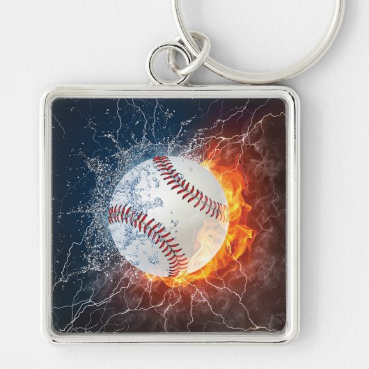 Baseball Ball Sleutelhanger (Voorkant)
