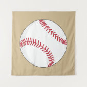 Baseball Ball Wandkleed (Voorkant (horizontaal))