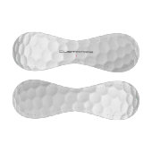 Baseball Balle de golf blanche texturée avec nom et numéro (Panneaux)