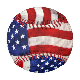 Baseball Balle de jeu de drapeau américain patriotique