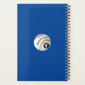 Baseball Baller Monogram Aangepast Multi Planner (Achterkant)
