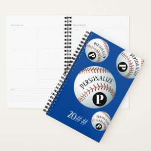 Baseball Baller Monogramme personnalisé Multi