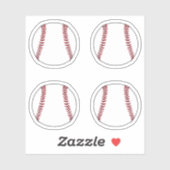 Baseball balls pack sticker (Vel)