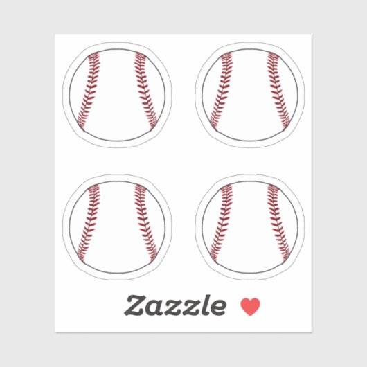 Baseball balls pack sticker (Vel)