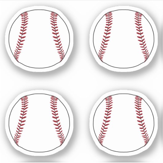 Baseball balls pack sticker (Voorkant)