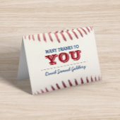 Baseball Bar Mitzvah Merci Note