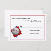 Baseball Bar Mitzvah Réponse sur Felt (Devant / Derrière)