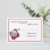 Baseball Bar Mitzvah Réponse sur Felt (Debout devant)