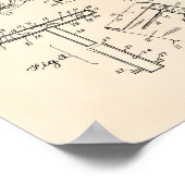 Baseball Base 1953 Patent Art Old Peper Poster (Hoek)