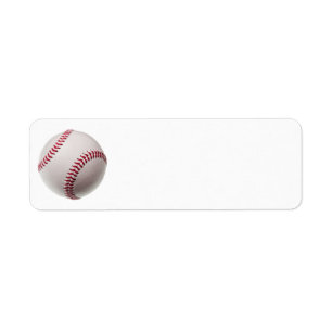 Baseball - Baseball Background Sjabloon aanpassen Etiket