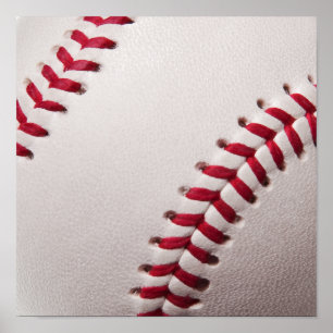 Baseball - Baseball Background Sjabloon aanpassen Poster