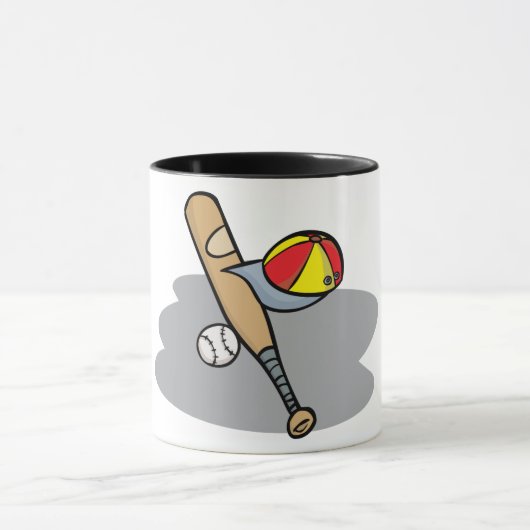 Baseball Bat en Ball Mok (Midden)