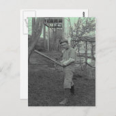 \Baseball Bat Photography Vaderdag Briefkaart (Voorkant / Achterkant)