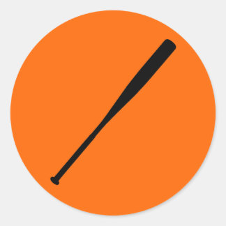 Baseball Bat Ronde Sticker