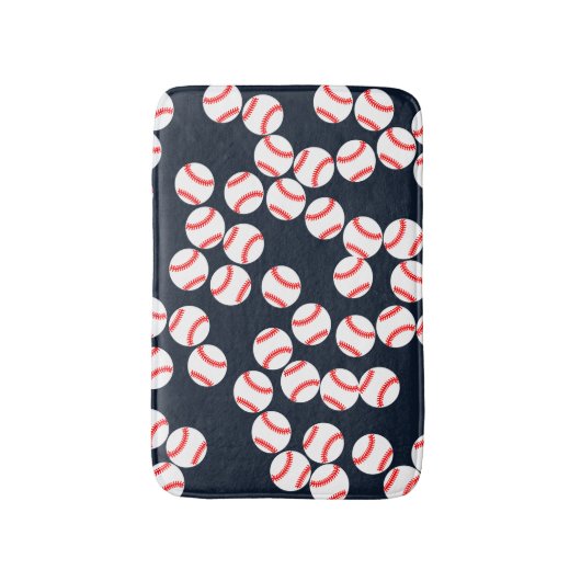 Baseball Bath Mat (Voorkant Verticaal)