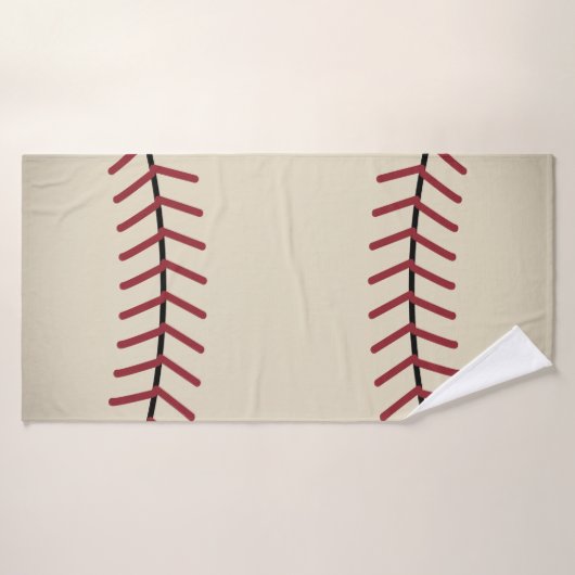 Baseball Bath Towel (Serviette de bain)