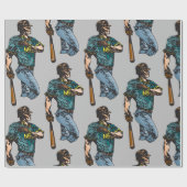 Baseball Batter Cadeaupapier (Vlak)