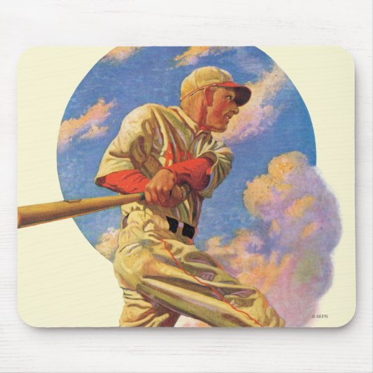 Baseball Batter Muismat (Voorkant)