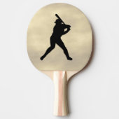Baseball Batter omhoog Tafeltennisbatje (Voorkant)