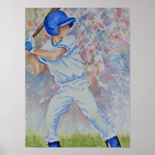 Baseball Batter Poster (Voorkant)