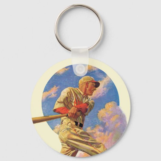 Baseball Batter Sleutelhanger (Voorkant)