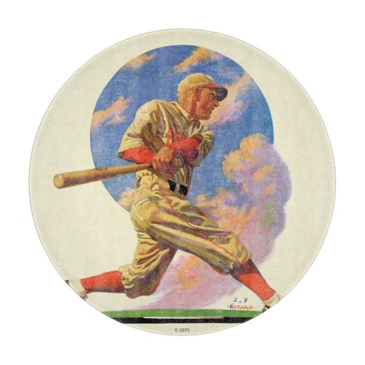 Baseball Batter Snijplank (Voorkant)