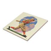 Baseball Batter Tegeltje (Zijkant)