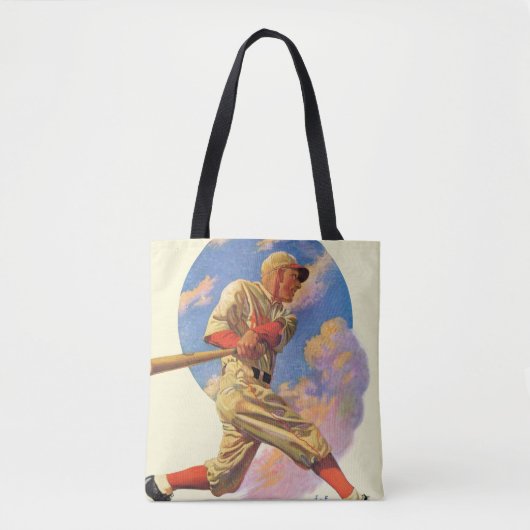 Baseball Batter Tote Bag (Voorkant)