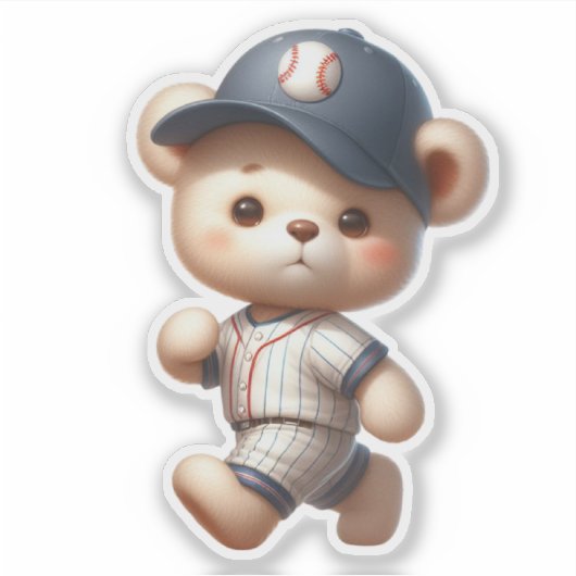 Baseball Bears 1 Sticker (Voorkant)