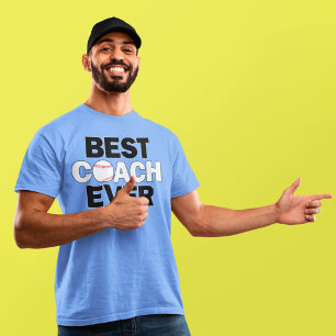Baseball BESTE COACH OOIT Mannen Sportpoorten Team T-shirt
