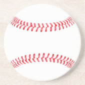 Baseball Beverage Coaster Zandsteen Onderzetter (Voorkant)