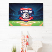 Baseball Birthday banner backdrop (Insitu)