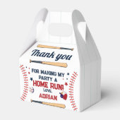 Baseball Birthday Bedankdoosjes (Achterkant)