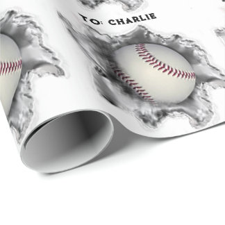 Baseball Birthday Cadeaupapier