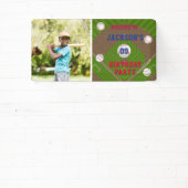Baseball Birthday-foto Spandoek (Insitu)