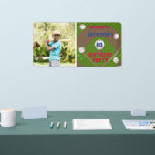 Baseball Birthday-foto Spandoek (Beurs)