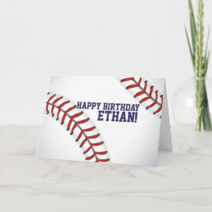Baseball Birthday-kaart Kaart