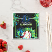 Baseball Birthday Party Servet (Insitu)