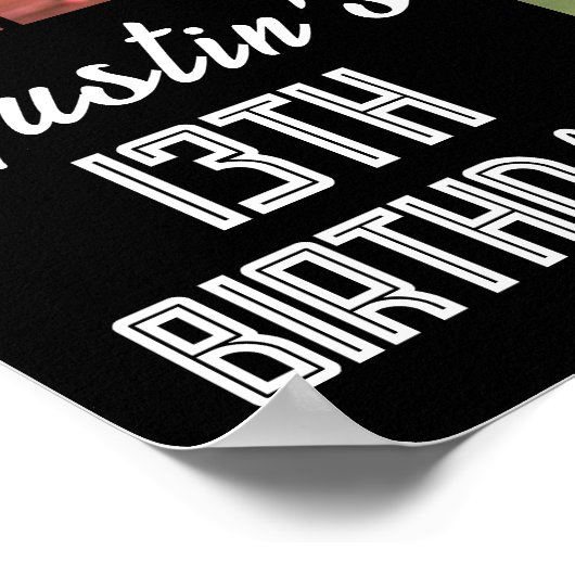 Baseball Birthday Party Welcome Poster | Editable (Coin)