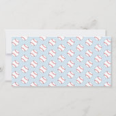 Baseball Birthday Photo Baseball Bedankkaart (Achterkant)