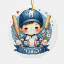 Baseball Bliss Baby Boy Aankondiging Baby shower