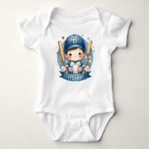 Baseball Bliss Baby Boy Aankondiging Baby shower