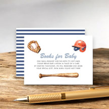 Baseball Books for Baby Card